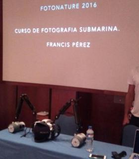 Comienza Fotonature La Palma 2016 con un taller de foto submarina a cargo del Francis Pérez. · foto 1