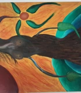 Dunia Sánchez Padrón apuesta por acercar el arte del dibujo a los más pequeños de la casa. · foto 8