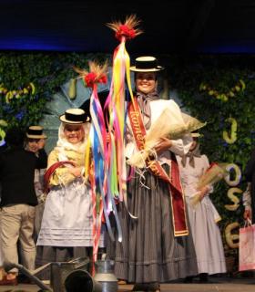 Celia Rodríguez, Ariadna García y María del Carmen González, Romera Infantil, Mayor y Tercera Edad de San José. · foto 2