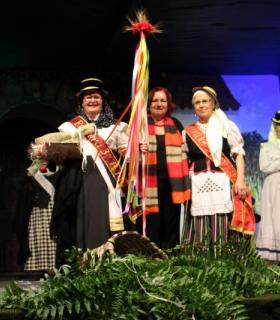 Celia Rodríguez, Ariadna García y María del Carmen González, Romera Infantil, Mayor y Tercera Edad de San José. · foto 1