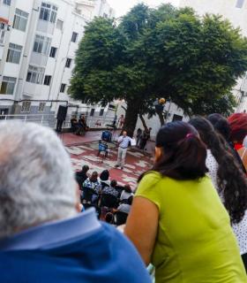 El Alcalde Hidalgo explica en Tamaraceite las ventajas de solicitar Ayuda a la Vivienda Habitual. · foto 4