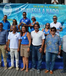 Celebrada la tercera edición deportiva de la travesía a nado Isla de La Palma. · foto 7