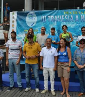 Celebrada la tercera edición deportiva de la travesía a nado Isla de La Palma. · foto 5