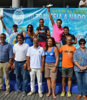 Celebrada la tercera edición deportiva de la travesía a nado Isla de La Palma. · foto 9