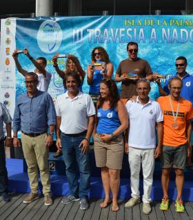 Celebrada la tercera edición deportiva de la travesía a nado Isla de La Palma. · foto 8