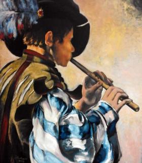 Recrearte expone una variada colección de pinturas en la sala del parque García Sanabria. · foto 2