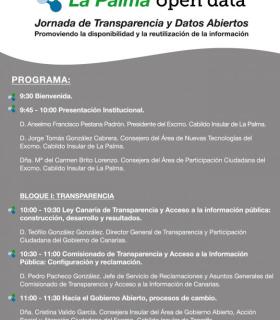 El Cabildo de La Palma celebra una jornada sobre transparencia en la gestión y el fomento del uso de los datos públicos. · foto 1