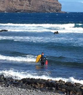 Concluye con éxito el primer encuentro de bodyboard de San Sebastián de La Gomera. · foto 2