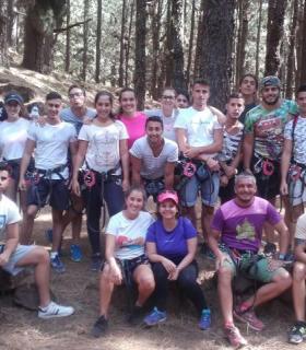 22 jóvenes de Antigua disfrutan un viaje a Tenerife. · foto 1