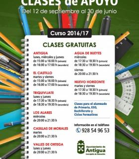 El Ayuntamiento de Antigua facilita Clases de Apoyo Gratuitas todo el curso. · foto 1