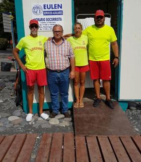 Concluye con éxito el servicio de Bandera Azul 2016 en Playa de Santiago. · foto 1