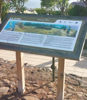 El parque de las Eras renueva los paneles informativos de sus principales hitos etnográficos. · foto 1