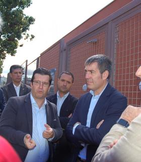 El presidente de Canarias se compromete a incluir las pasarelas peatonales de la IV Fase de la Circunvalación contempladas en el proyecto original. · foto 13