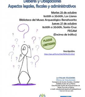 El Cabildo de La Palma y el Gobierno de Canarias celebrarán un curso de nuevas tecnologías y un taller de asociacionismo orientados al voluntariado de la Isla. · foto 1