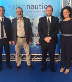 Las Palmas de Gran Canaria muestra su modelo de Ciudad de Mar en el Salón Náutico de Barcelona. · foto 1