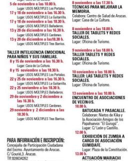El área de Participación Ciudadana de Arucas organiza el “Mes del vecino y la vecina” para fomentar las interrelaciones sociales · foto 2
