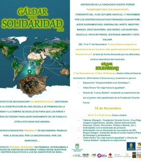 El Ayuntamiento de Gáldar pone en marcha “Gáldar por la Solidaridad” para sensibilizar y concienciar sobre la importancia del trabajo de Ongs, asociaciones y colectivos. · foto 2