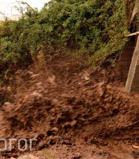 En la tarde de hoy el municipio norteño de Tacoronte ha visto correr sus barrancos. · foto 2