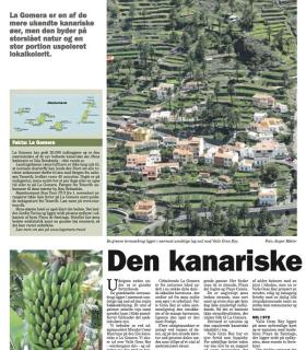 Tres reportajes sobre La Gomera centran la atención de los medios en Dinamarca. · foto 1