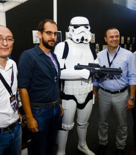 El Alcalde Hidalgo valora el Festival Manga y la Cómic Can como uno de los eventos más importantes de la capital grancanaria al ser capaz de atraer a 20.000 asistentes. · foto 8