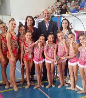 Gran derroche de originalidad y deportividad en el Campeonato de Canarias de Gimnasia Rítmica en Granadilla · foto 1