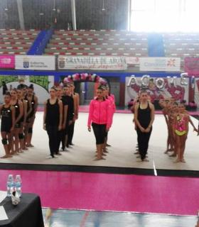 Gran derroche de originalidad y deportividad en el Campeonato de Canarias de Gimnasia Rítmica en Granadilla · foto 3