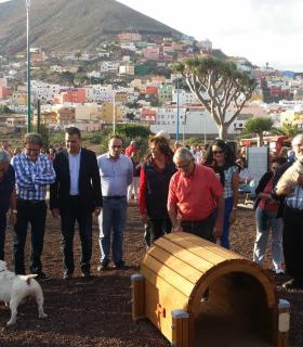 Santa María de Guía cuewnta desde hoy con un parque urbano de más de 9.000 metros cuadrados muy cerca del nuevo Mercado Agrícola Comarcal. · foto 3