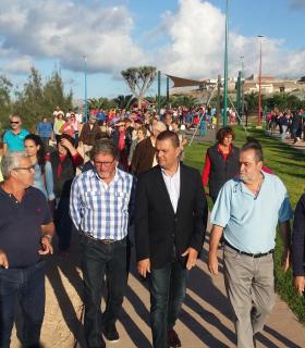 Santa María de Guía cuewnta desde hoy con un parque urbano de más de 9.000 metros cuadrados muy cerca del nuevo Mercado Agrícola Comarcal. · foto 1