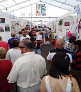 La consejera de Artesanía del Cabildo de La Palma destaca la visita de más de 17.000 personas y el elevado volumen de ventas de la feria insular del sector. · foto 1
