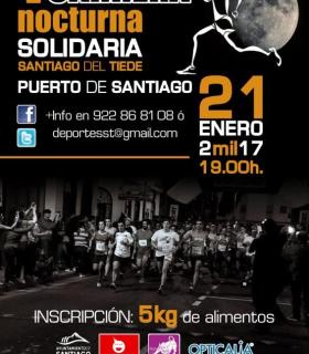 La concejalía de Deportes abre la inscripción para la V Carrera Nocturna Solidaria de Santiago del Teide. · foto 1