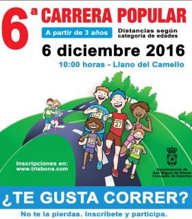 Abierto el plazo para participar en la VI Carrera Popular Llano del Camello de San Miguel de Abona. · foto 1