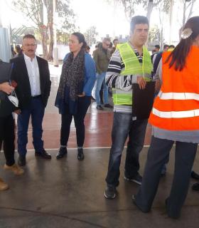 La Consejería de Emergencias del Cabildo de La Palma colabora en un simulacro de incendio con evacuación de alumnado en el IES Eusebio Barreto. · foto 3