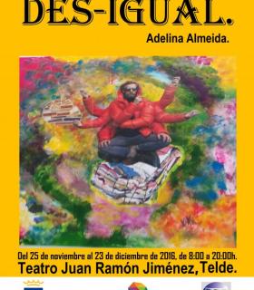 La técnica del collage llega este viernes al teatro municipal teldense a través del trabajo de Adelina Almeida. · foto 1