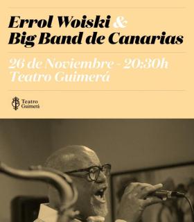 Errol Woiski y la Big Band de Canarias actuarán este sábado en el Teatro Guimerá de Santa Cruz de Tenerife. · foto 1