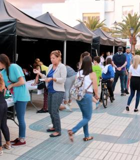 Un mural y la exhibición del concurso de cortos concluyen un mes de actos contra la violencia de género en Mogán. · foto 2
