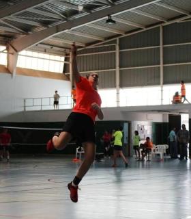 Antigua felicita la trayectoria deportiva en bádminton de Zayra Aguiar. · foto 2