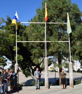 Gáldar celebró en Barrial el 38 cumpleaños de la Constitución. · foto 2