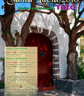 Tazo (Vallehermoso) celebra este martes sus fiestas en honor a Santa Lucía. · foto 1