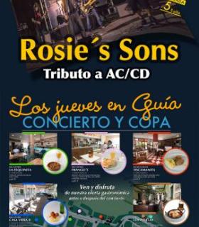 La Banda Rosie´s Sons trae mañana jueves al Teatro Hespérides de Guía su tributo al grupo australiano AC/DC. · foto 1