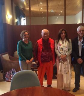 La alcaldesa de Telde realiza un recibimiento institucional al lama Namkhai Norbu Rimpoche. · foto 3