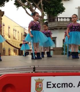 La Plaza de Santiago acoge al numeroso público que disfrutó este sábado con la celebración del Día de la Danza. · foto 8
