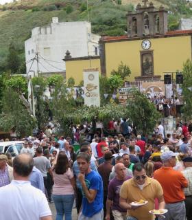 El 40 cumpleaños de la Fiesta del Queso celebrada hoy en Montaña Alta, en las medianías Guienses, superó todas las expectativas. · foto 1