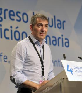 La gestión de Fernando Clavijo al frente de CC de Tenerife recibió el apoyo unánime del Congreso Insular. · foto 1