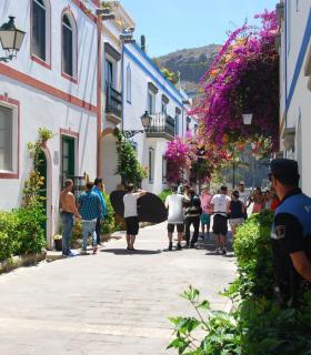 Efecto Pasillo elige el municipio de Mogán para grabar el video del primer single de su cuarto disco. · foto 1