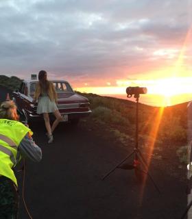 Conocidas marcas internacionales de moda y deportes grabarán en La Palma sus reportajes y spots publicitarios. · foto 2