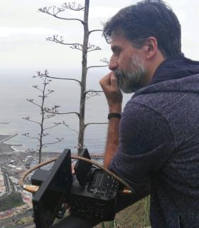 El director de cine José Pozo ultima detalles de Danger, la película que rodará íntegramente en la Isla de La Palma. · foto 1