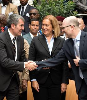 Fernando Clavijo inaugura la reunión del Africa-Frontex Intelligence Community. · foto 2
