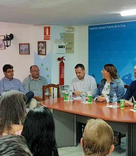 Francisco Linares: “En septiembre estarán constituidos los 31 nuevos comités locales de CC en Tenerife”. · foto 1