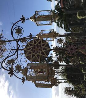 Villa de Mazo planta los primeros arcos del Corpus Christi 2017. · foto 2