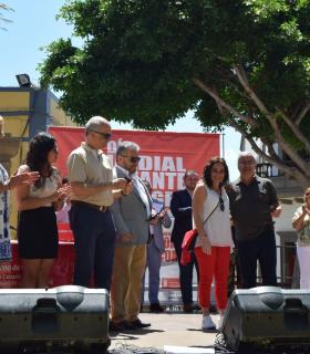 La Plaza de Santiago de Gáldar acogió la celebración del Día del Donante con reconocimiento a los voluntarios. · foto 6